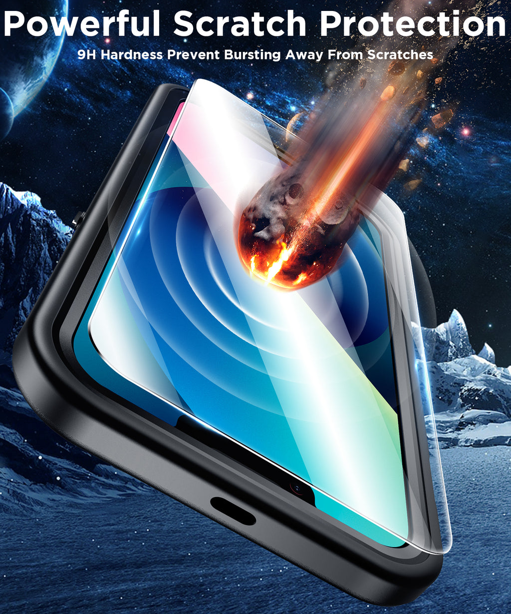 For Phone 14 Full Body Armor Case – Built in Screen & Lens Protector, Slim Fit, Heavy Duty