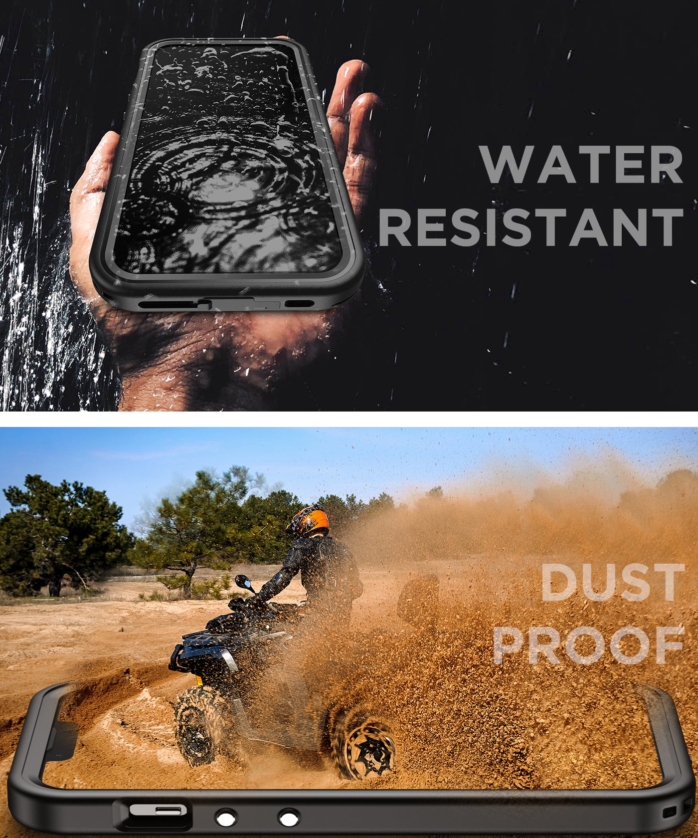 For Phone 14 Full Body Armor Case – Built in Screen & Lens Protector, Slim Fit, Heavy Duty
