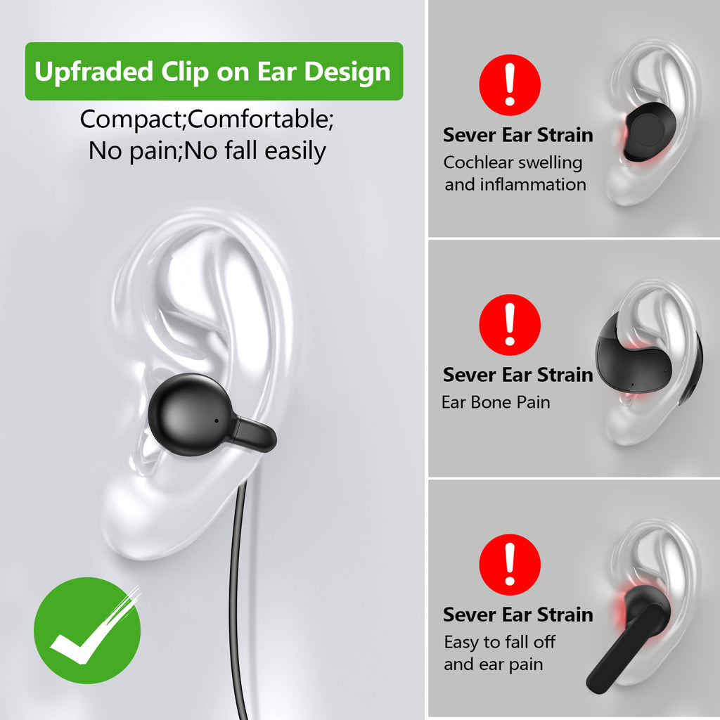 K6 Wireless Earbuds – Bluetooth 5.3, Full Color Touchscreen, 60H Playtime