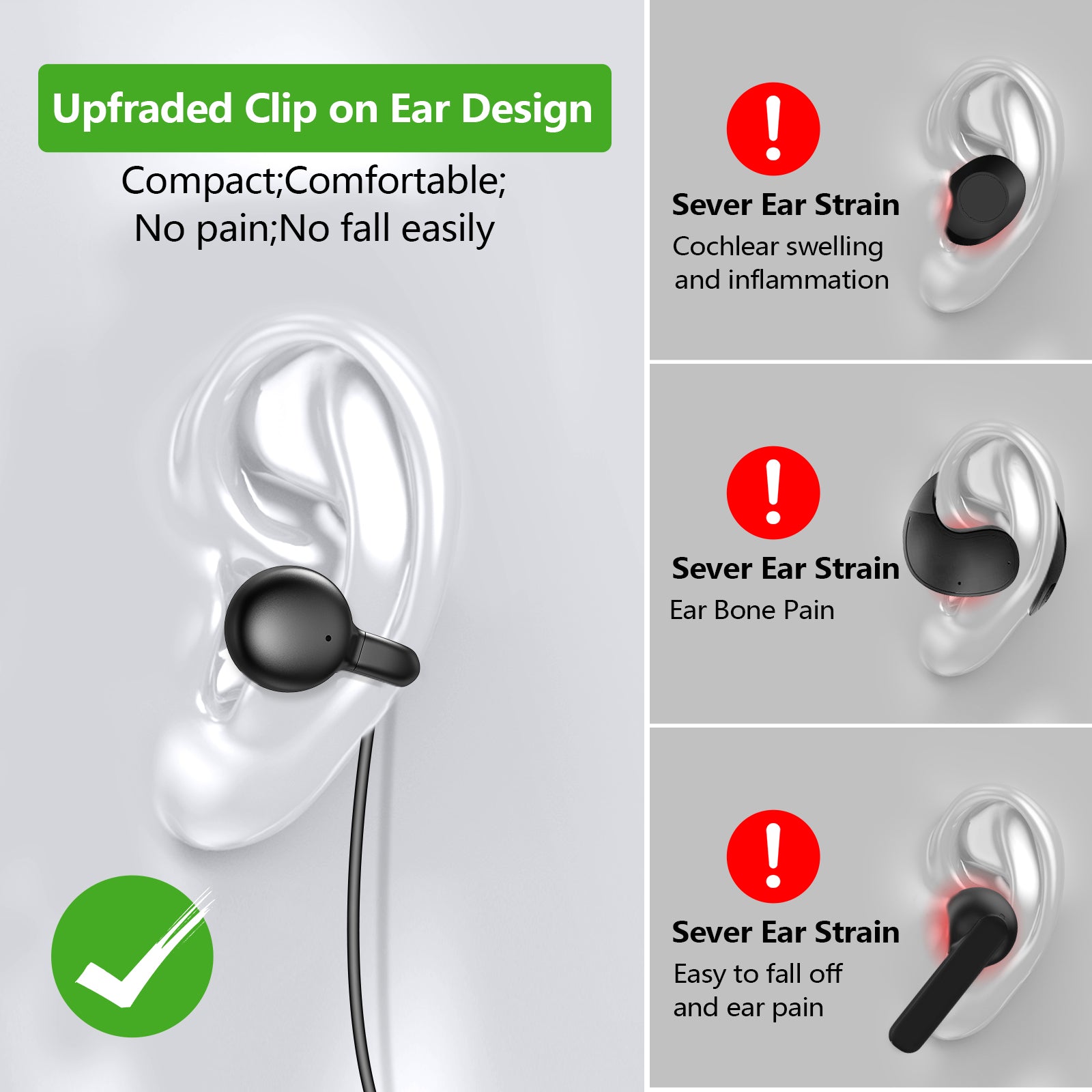 K6 Wireless Earbuds – Bluetooth 5.3, Full Color Touchscreen, 60H Playtime